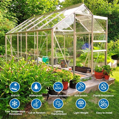 Polycarbonate Greenhouse Panels 14 Pack Twin Wall 4mm Sheets 4 W X 2l X 016” Impact