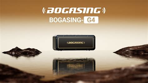 BOGASING G4 Bluetooth Speaker 50W Stunning Balanced Sound With Rich