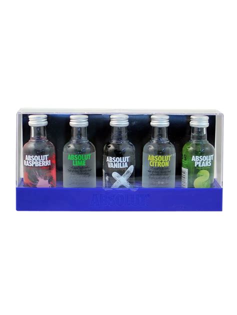 Miniaturas Vodka Absolut Cl Variedad De Sabores Online