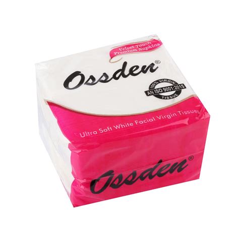 Ossden Disposable Soft Tissue Paper Napkin 80 Pulls Pack Of 8