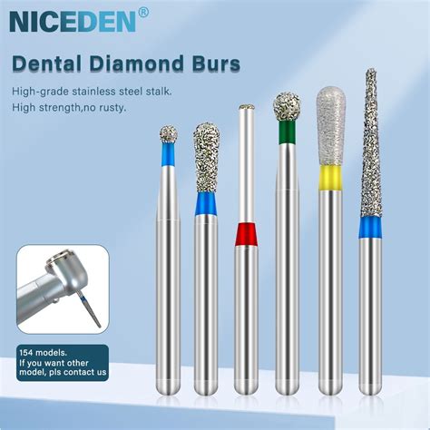 Pcs Fg Dental Diamond Burs Drills For High Speed Handpiece Super