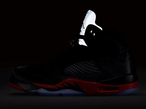 Air Jordan 5 Satin Bred Black University Red Release Date Sneaker Bar