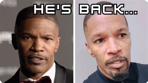 Breaking Jamie Foxx Breaks Silence In His First Public Statement