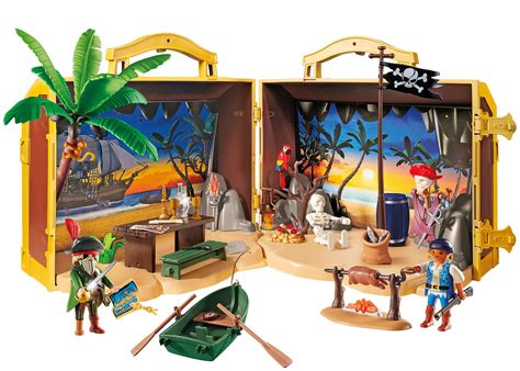 Popular Completamente Seco Vagabundo Playmobil Isla Pirata Maletin Aplicado Corea Tierra Principal