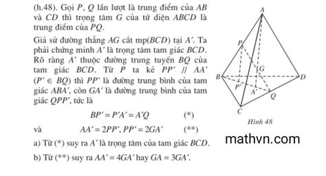 Trọng Tâm Của Tứ Diện Là Gì Toán Học Việt Nam