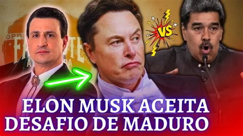 Maduro chama Elon Musk pra briga e empresário aceita YouTube