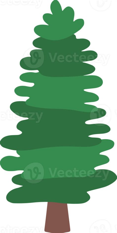 Watercolor Pine Tree Clip Art 13363399 Png