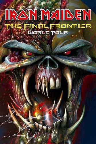 Iron Maiden The Final Frontier Tour Poster Tour Poster I Flickr