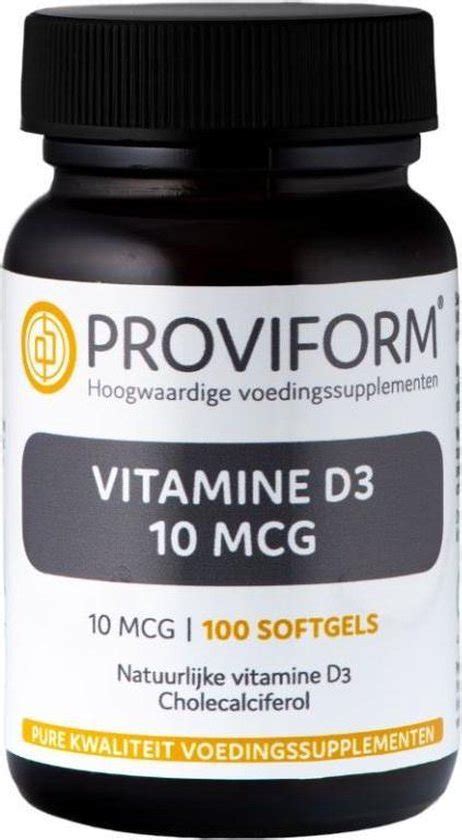 Proviform Vitamine D Softgels Vitaminen Bol