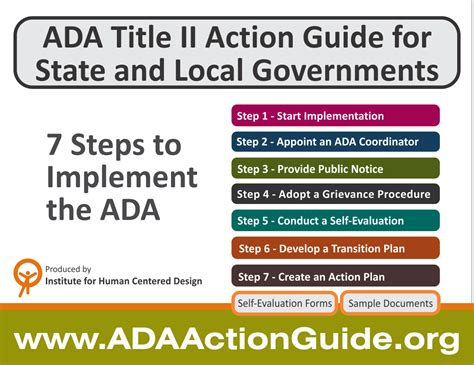 Ada Title Ii Action Guide For State And Local Governments Ada