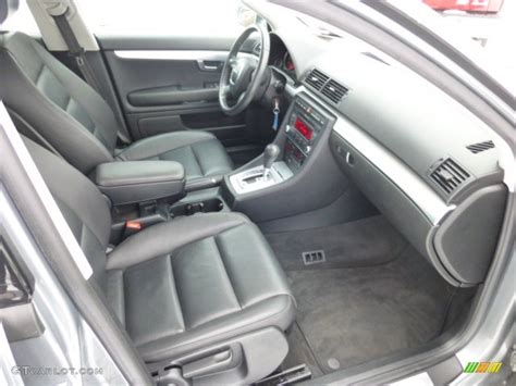 Ebony Interior 2007 Audi A4 2.0T quattro Sedan Photo #76854294 | GTCarLot.com