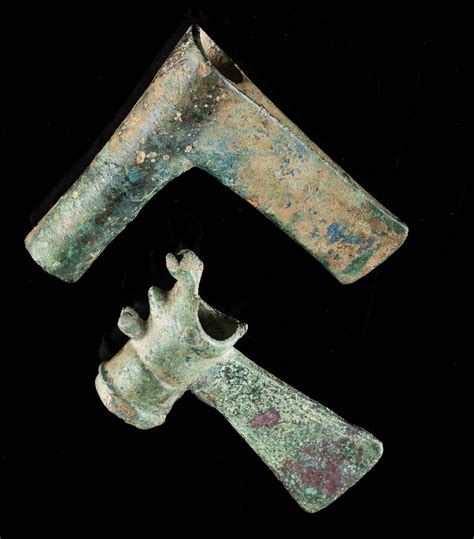 At Auction Ancient Elamite Bronze Copper Axe Heads 2