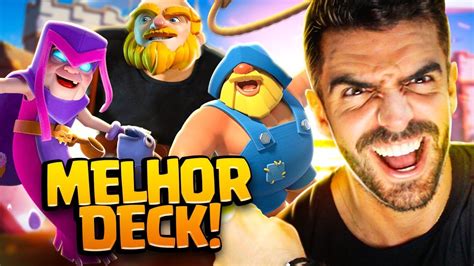 Usei O Melhor Deck De Gigante Real De Todos Os Tempos Do Clash Royale