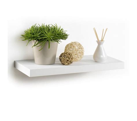 Étagère Murale Design flottante 50 cm Blanc Etagère murale BUT