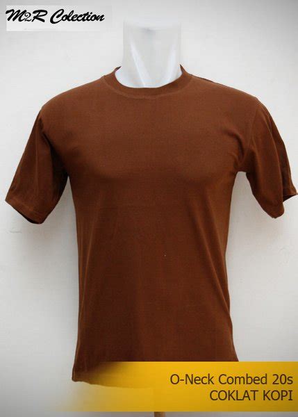 Jual KAOS TSIRT POLOS COMBED COKLAT KOPI 20s Di Lapak IKTASO Bukalapak