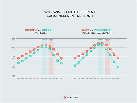 Warm Climate Vs Cool Climate Wines Wine Folly