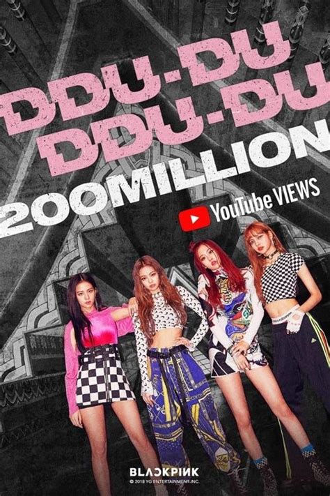 Blackpink、新曲「ddu Du Ddu Du」mvが公開33日で再生回数2億回を突破！k Popグループ史上最短 Kstyle