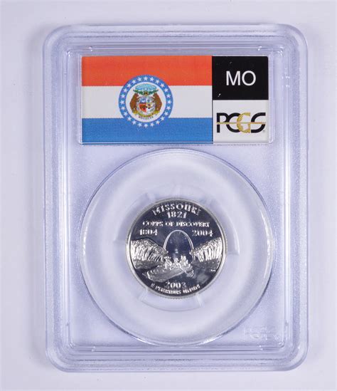 Graded Pr69dcam 2003 S Missouri State Quarter Silver Proof