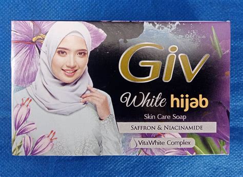 Giv Sabun Batang White Hijab Saffron Niacinamide 72 Gr Lazada