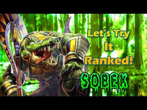 Smite Let S Try It Ranked Joust Sobek Vs Hades Youtube