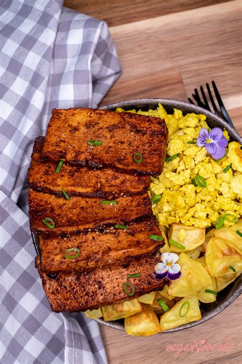 Bacon de Tofu Vegano sin Gluten Fácil Y Delicioso veganvvocals