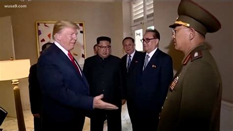 Offscripton9 Trump Returns Salute To North Korean General Youtube