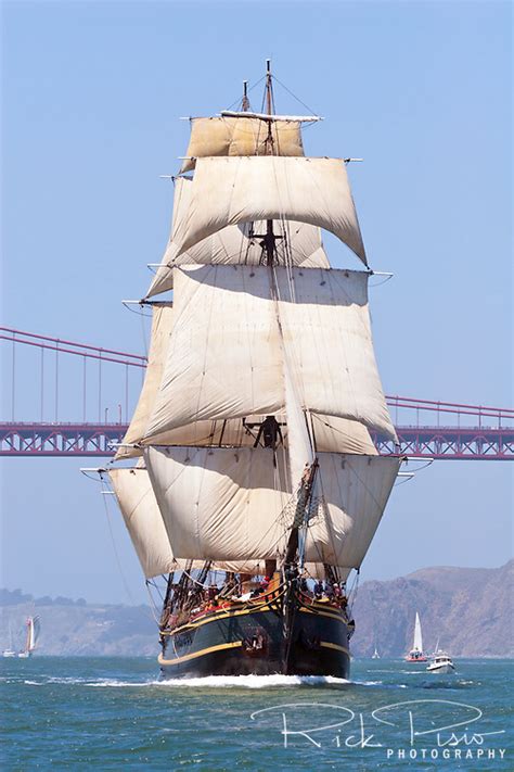 Tall Ship Hms Bounty Sails Into San Francisco Bay Rwp Photography