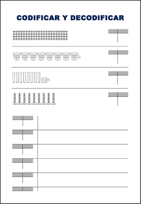 Codificar y Decodificar PDF Enseñanza de matemática Science Bar