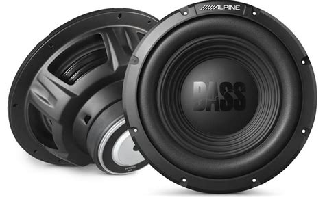 Alpine W12s4 Bassline Series 12 4 Ohm Subwoofer At Crutchfield