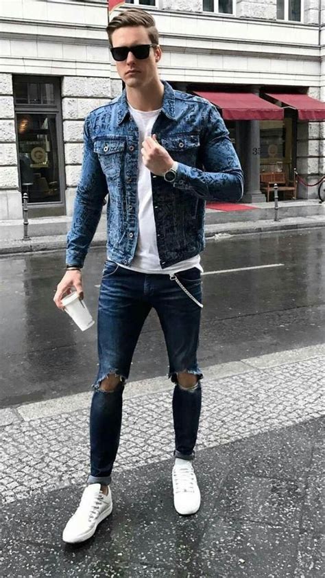 5 Denim On Denim Outfits For Guys Moda Ropa Hombre Ropa De Hombre Casual Elegante Estilos De