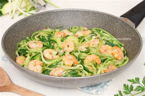 Spaghetti Di Zucchine E Gamberetti Ricetta Veloce E Leggera