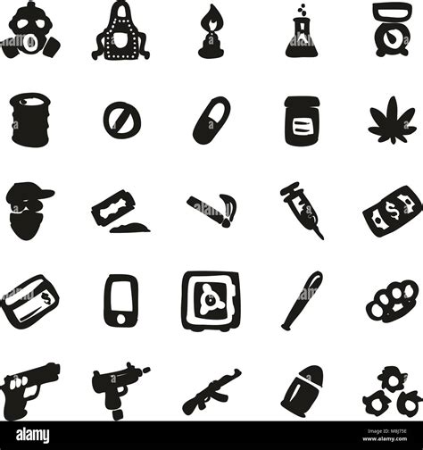 Cartel gun Stock Vector Images - Alamy