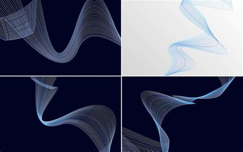 Ensemble De Arri Re Plans De Lignes Vectorielles Pour Ajouter Un