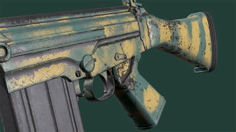 FN FAL / Rhodesian R1 — polycount