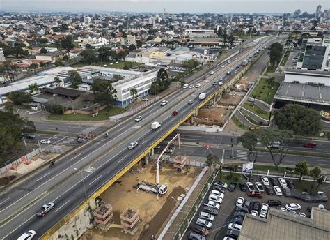 Obras No Viaduto Do Tarum Em Curitiba Avan Am Veja Fotos