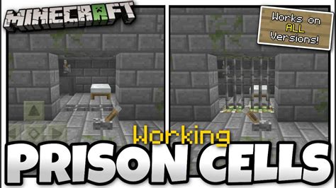 Minecraft WORKING PRISON CELLS Easy Tutorial MCPE Xbox