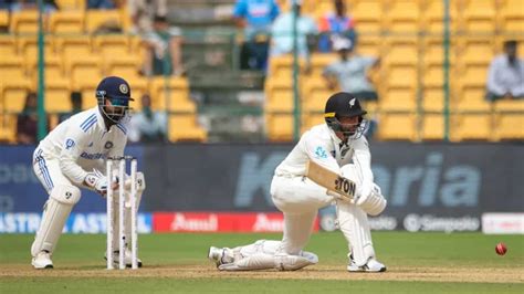 Ind V Nz St Test Conway Henry Headline Day Two In Bengaluru As New