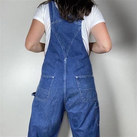 Vintage Carhartt Denim Overalls No Tags Waist Depop