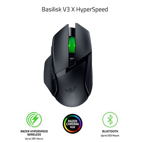 Jual Razer Basilisk V3 X Hyperspeed Wireless Bluetooth Rgb Gaming Mouse