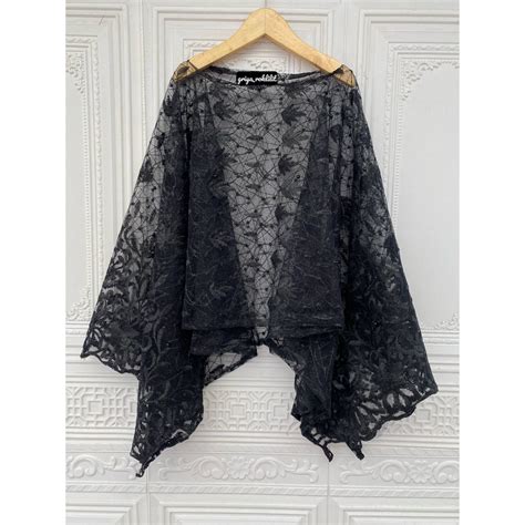 Jual PROMO KEBAYA OUTER CAPE BATWING TILLE MUTIARA PREMIUM Shopee