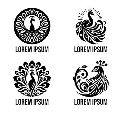 Premium Vector Peacock Logo Design