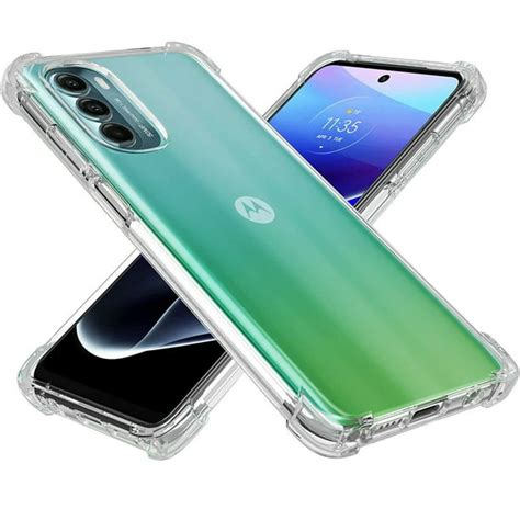 Dteck For Motorola Moto G Stylus 5g 2022 Case Crystal Clear Cover With Reinforced Corner Bumper