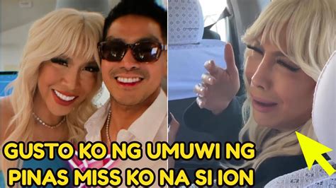 Vice Ganda Gusto Ng Umuwi Ng Pinas Miss Na Miss Na Si Ion Perez Youtube