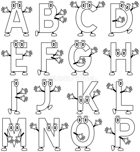 Cartoon Alphabets ~ easy drawing