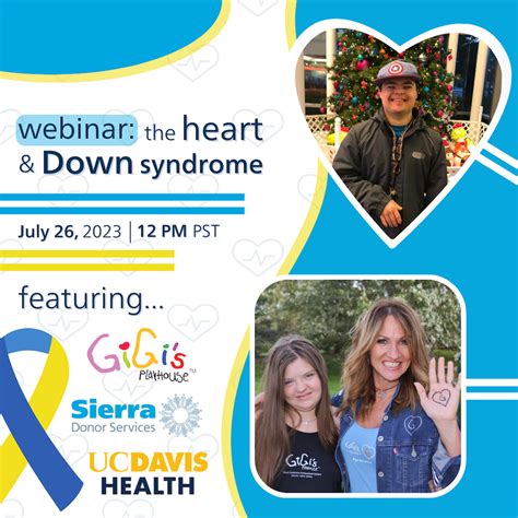 The Heart And Down Syndrome Webinar Sierra Donor Services