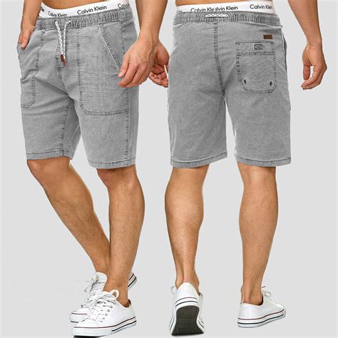 Indicode Chino Shorts Bermuda Kurze Hose Mit Kordeln Stretch Farben S