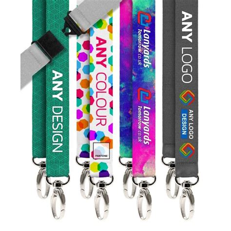 Personalised Double Clip Lanyard Custom Lanyards With Clips