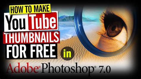 How To Make A Thumbnail In Photoshop Youtube