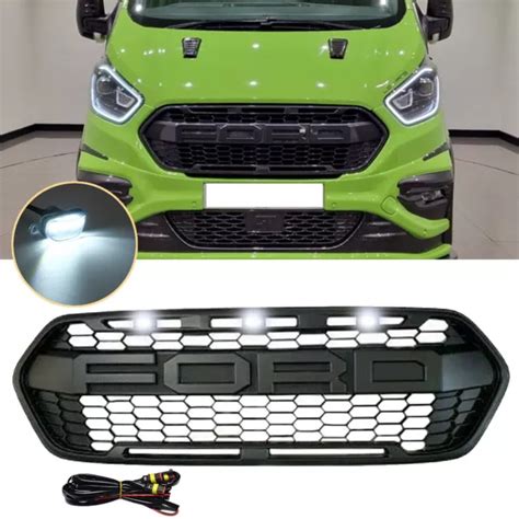 Ford Transit Custom 2018 2022 Front Bumper Grille Raptor Style Trail Sport Wled Eur 18175