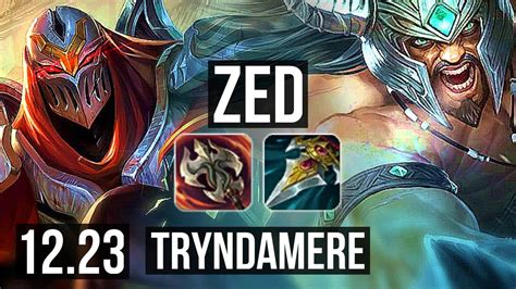 ZED Vs TRYNDA MID 7 Solo Kills 1 8M Mastery 14 2 5 700 Games